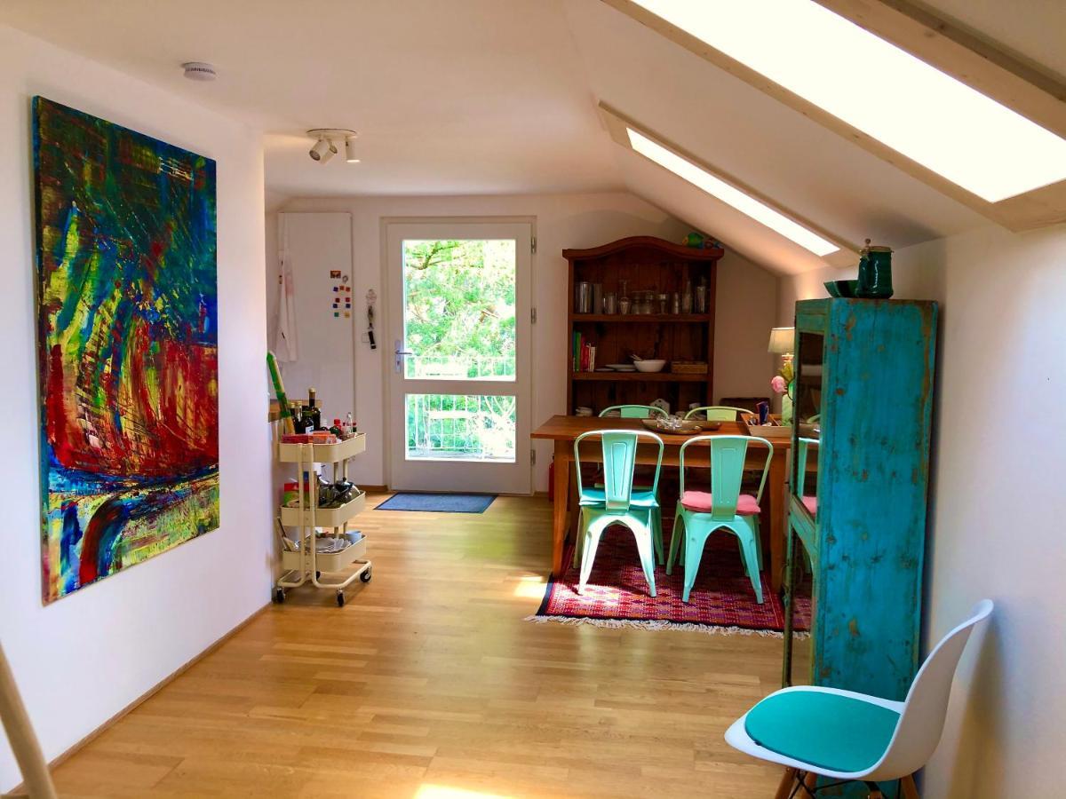 Charmante Ferienwohnung Mit Balkon Im 5-Seen-Land Hechendorf am Pilsensee Bagian luar foto