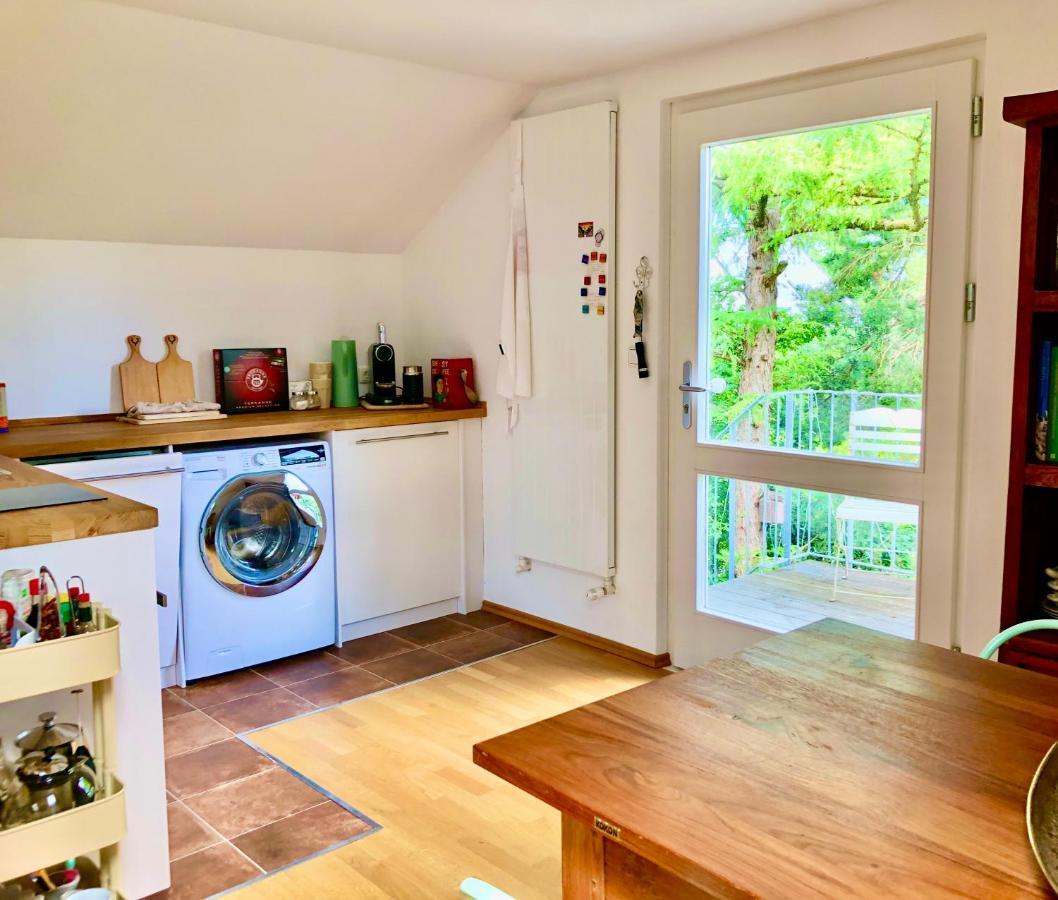 Charmante Ferienwohnung Mit Balkon Im 5-Seen-Land Hechendorf am Pilsensee Bagian luar foto