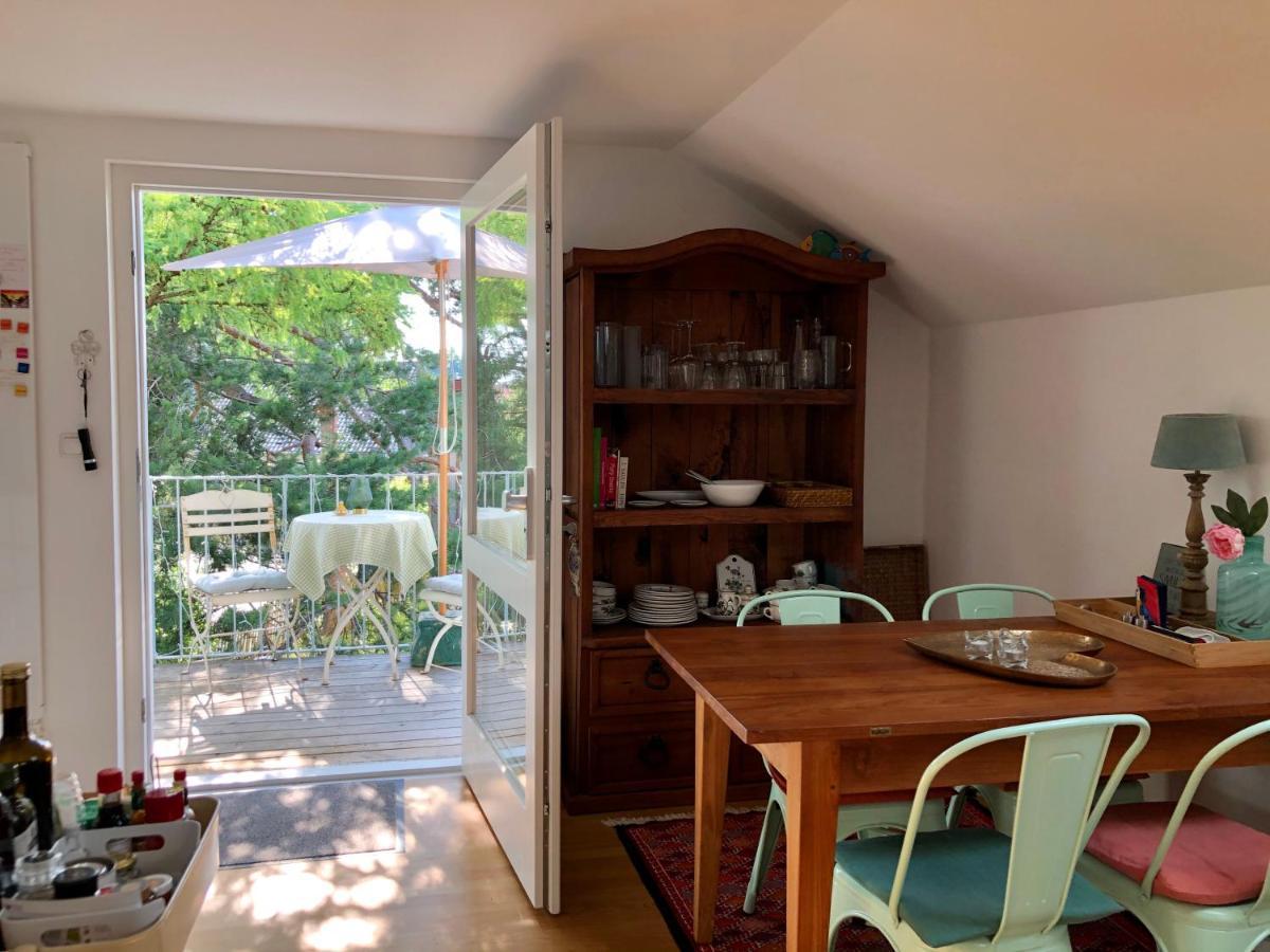 Charmante Ferienwohnung Mit Balkon Im 5-Seen-Land Hechendorf am Pilsensee Bagian luar foto